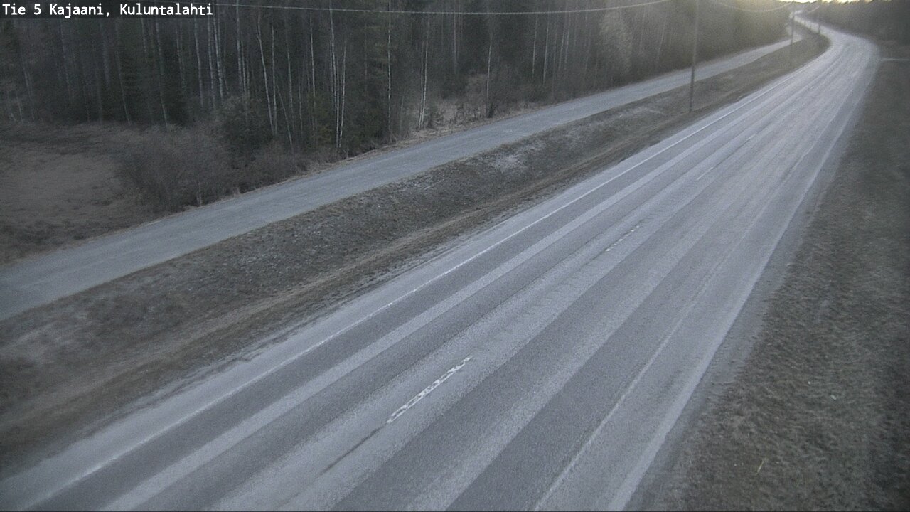 Weather Camera Image Road 5 Kajaani, Kuluntalahti, Kajaani, Kainuu