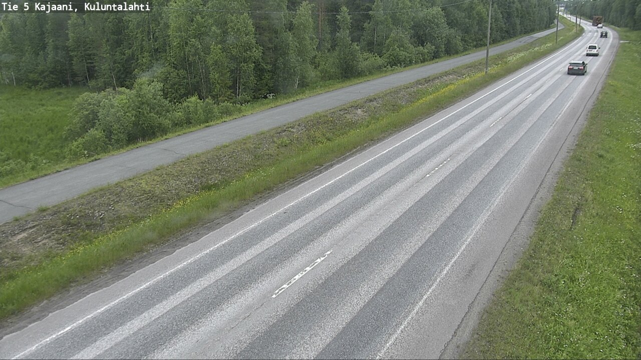 Weather Camera Image Road 5 Kajaani, Kuluntalahti, Kajaani, Kainuu