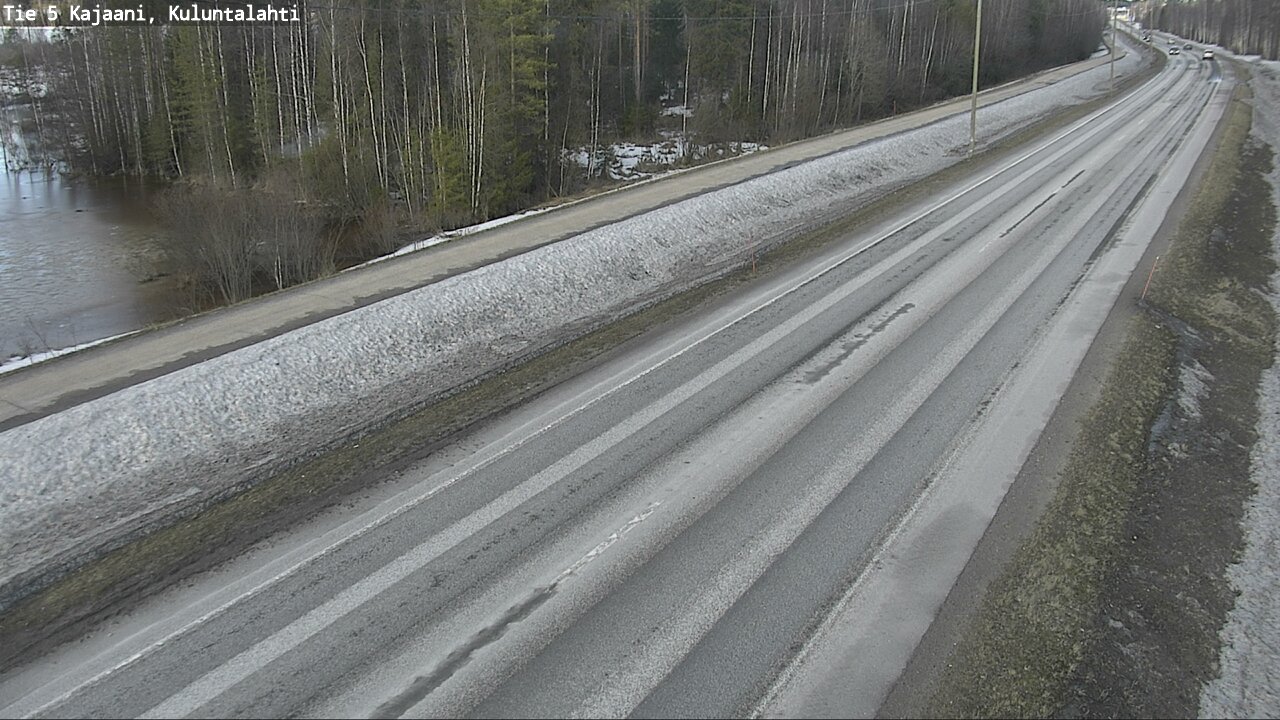 Weather Camera Image Road 5 Kajaani, Kuluntalahti, Kajaani, Kainuu