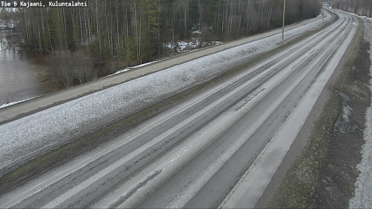 Weather Camera Image Road 5 Kajaani, Kuluntalahti, Kajaani, Kainuu
