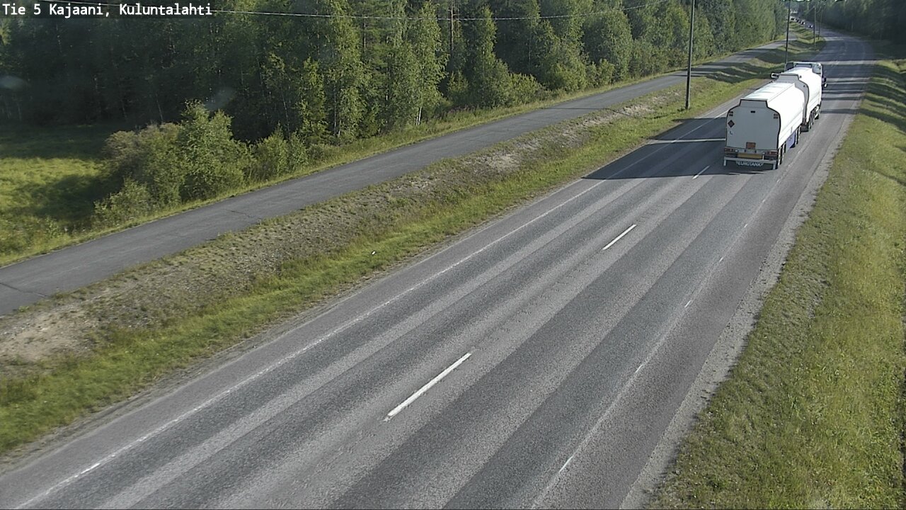 Weather Camera Image Road 5 Kajaani, Kuluntalahti, Kajaani, Kainuu