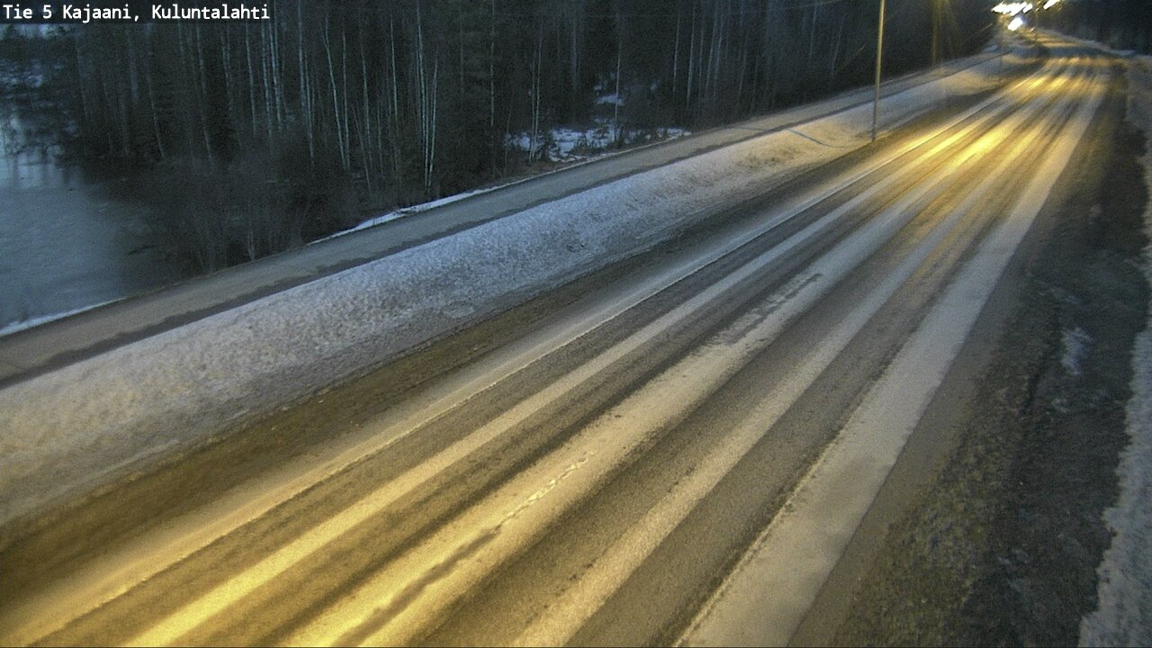 Weather Camera Image Road 5 Kajaani, Kuluntalahti, Kajaani, Kainuu