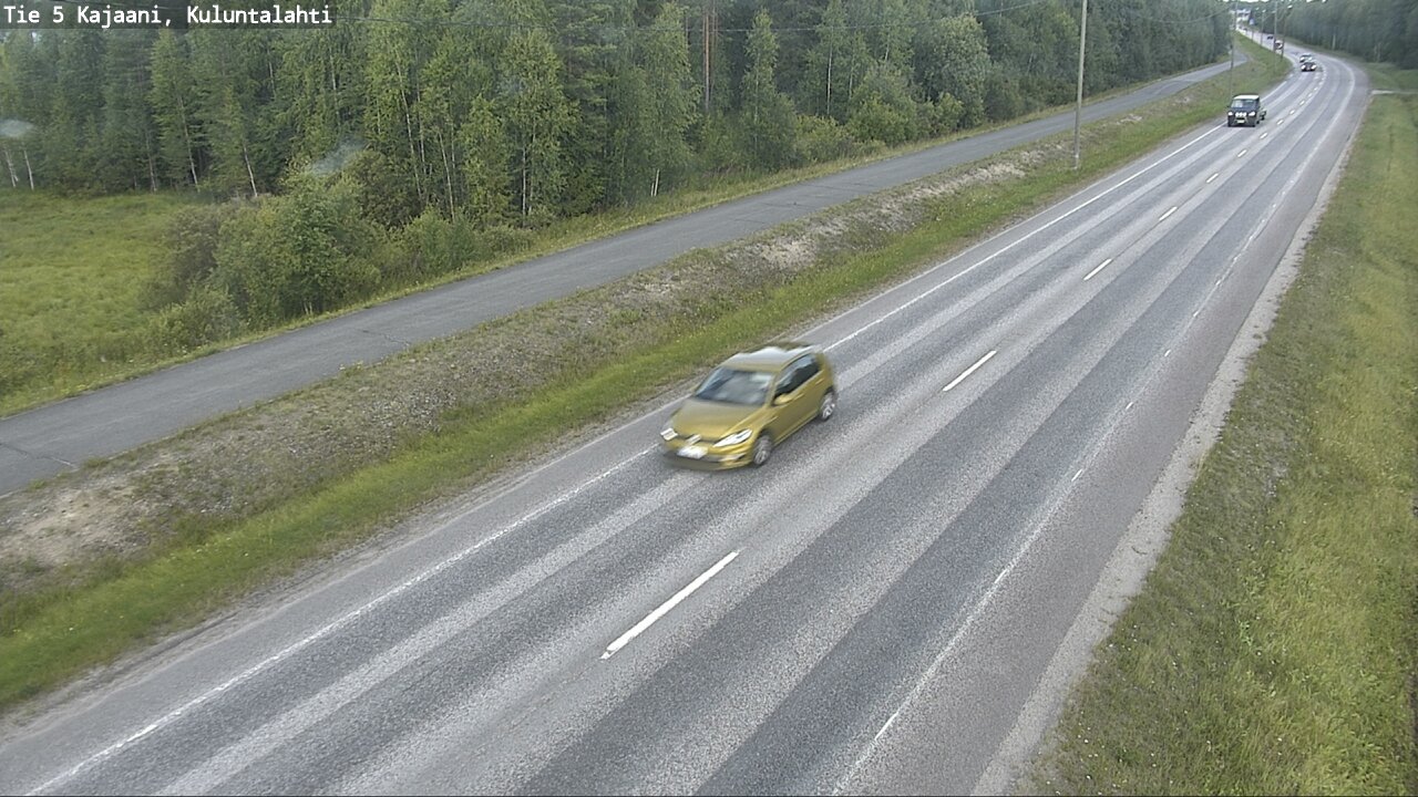 Weather Camera Image Road 5 Kajaani, Kuluntalahti, Kajaani, Kainuu