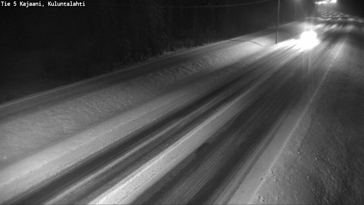 Weather Camera Image Väg 5 Kajaani, Kuluntalahti, Kajaani, Kainuu