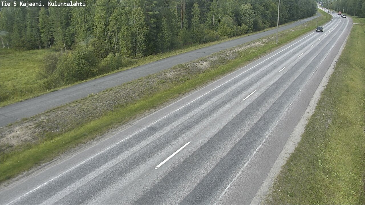 Weather Camera Image Road 5 Kajaani, Kuluntalahti, Kajaani, Kainuu