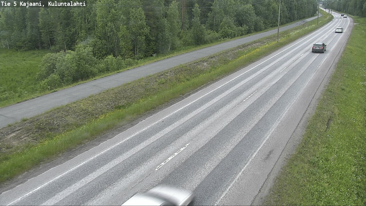 Weather Camera Image Road 5 Kajaani, Kuluntalahti, Kajaani, Kainuu