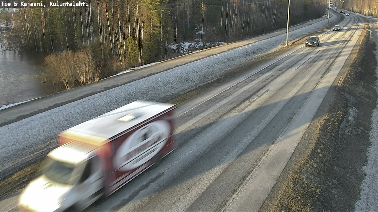 Weather Camera Image Road 5 Kajaani, Kuluntalahti, Kajaani, Kainuu