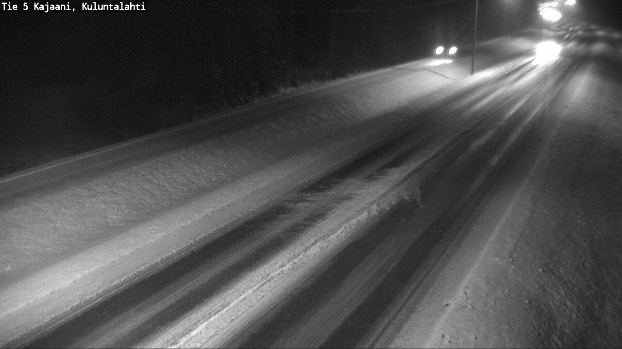 Weather Camera Image Väg 5 Kajaani, Kuluntalahti, Kajaani, Kainuu