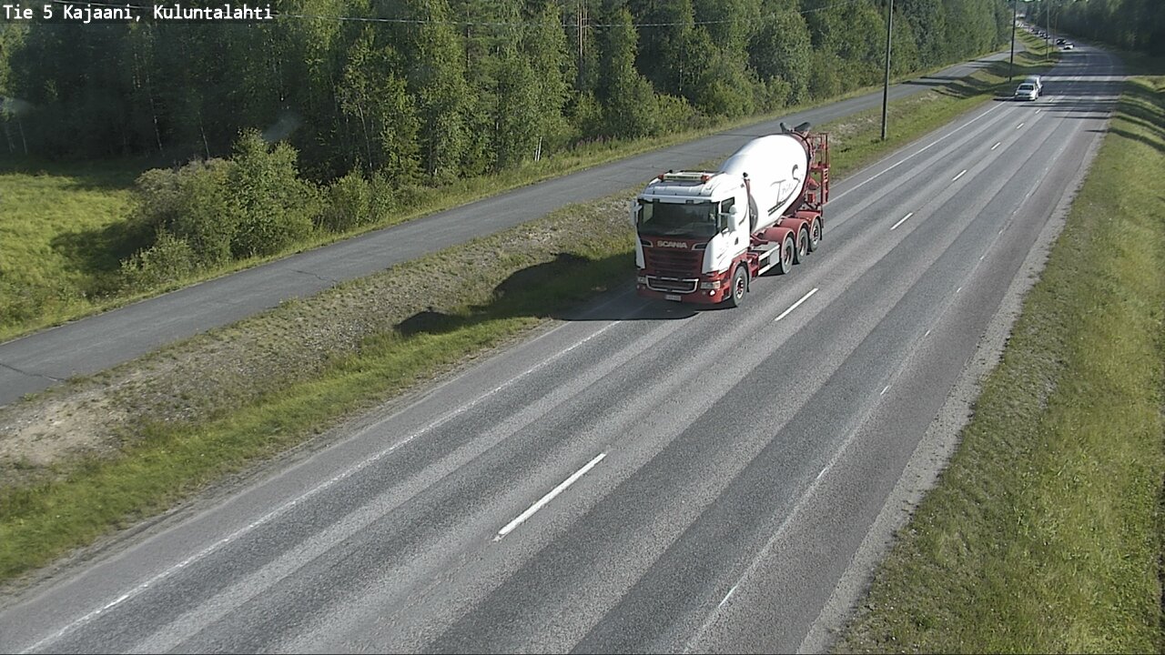 Weather Camera Image Road 5 Kajaani, Kuluntalahti, Kajaani, Kainuu