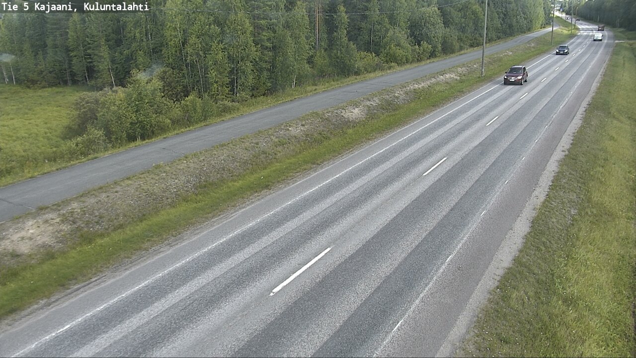 Weather Camera Image Road 5 Kajaani, Kuluntalahti, Kajaani, Kainuu