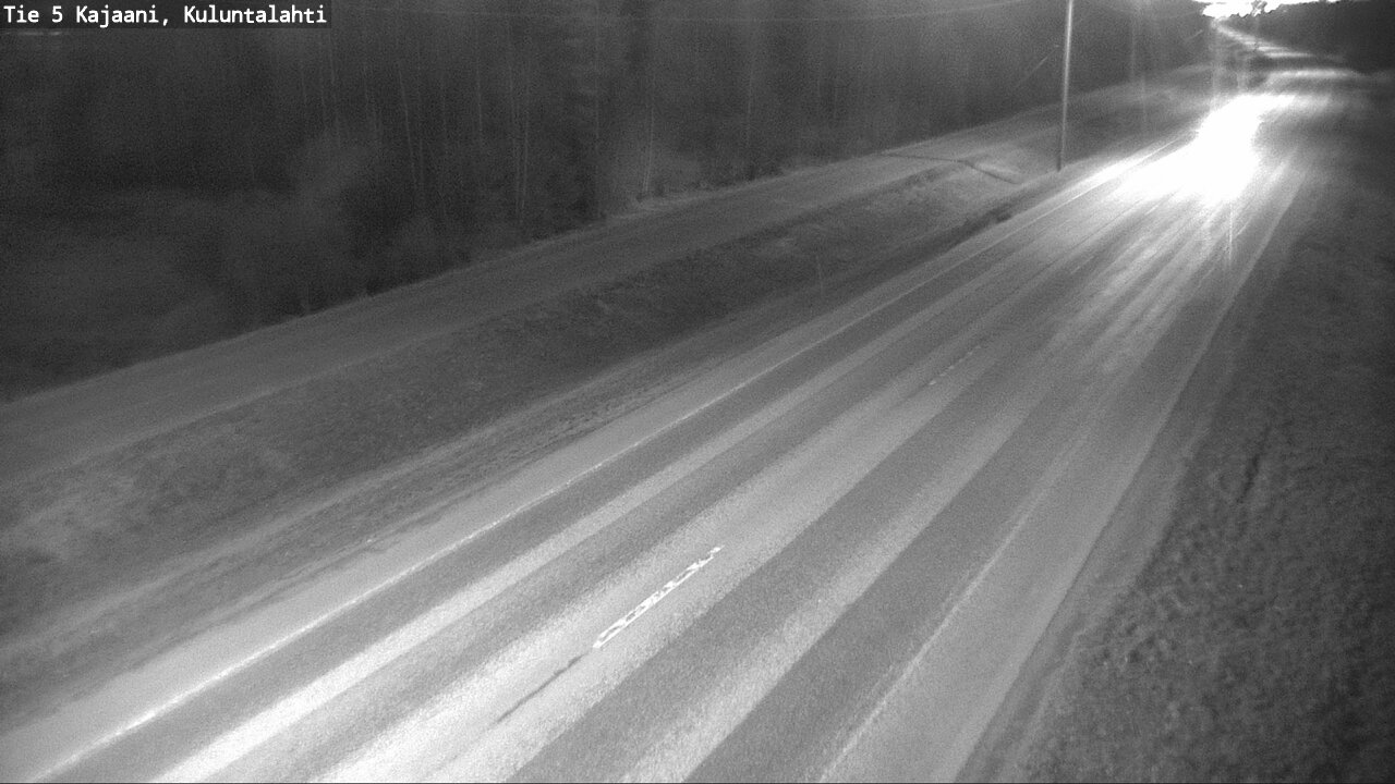 Weather Camera Image Road 5 Kajaani, Kuluntalahti, Kajaani, Kainuu