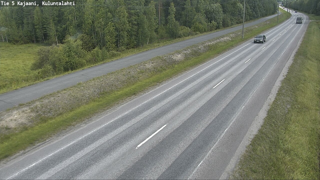 Weather Camera Image Road 5 Kajaani, Kuluntalahti, Kajaani, Kainuu