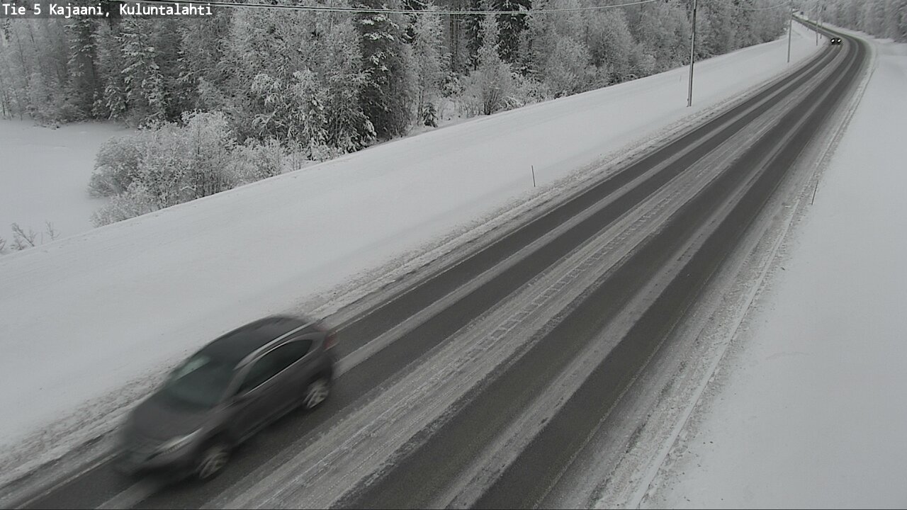 Weather Camera Image Road 5 Kajaani, Kuluntalahti, Kajaani, Kainuu