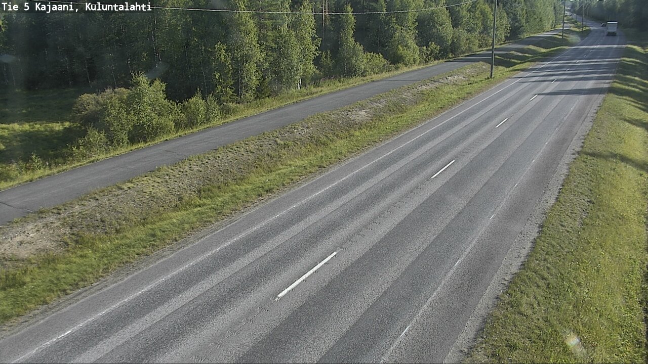 Weather Camera Image Road 5 Kajaani, Kuluntalahti, Kajaani, Kainuu