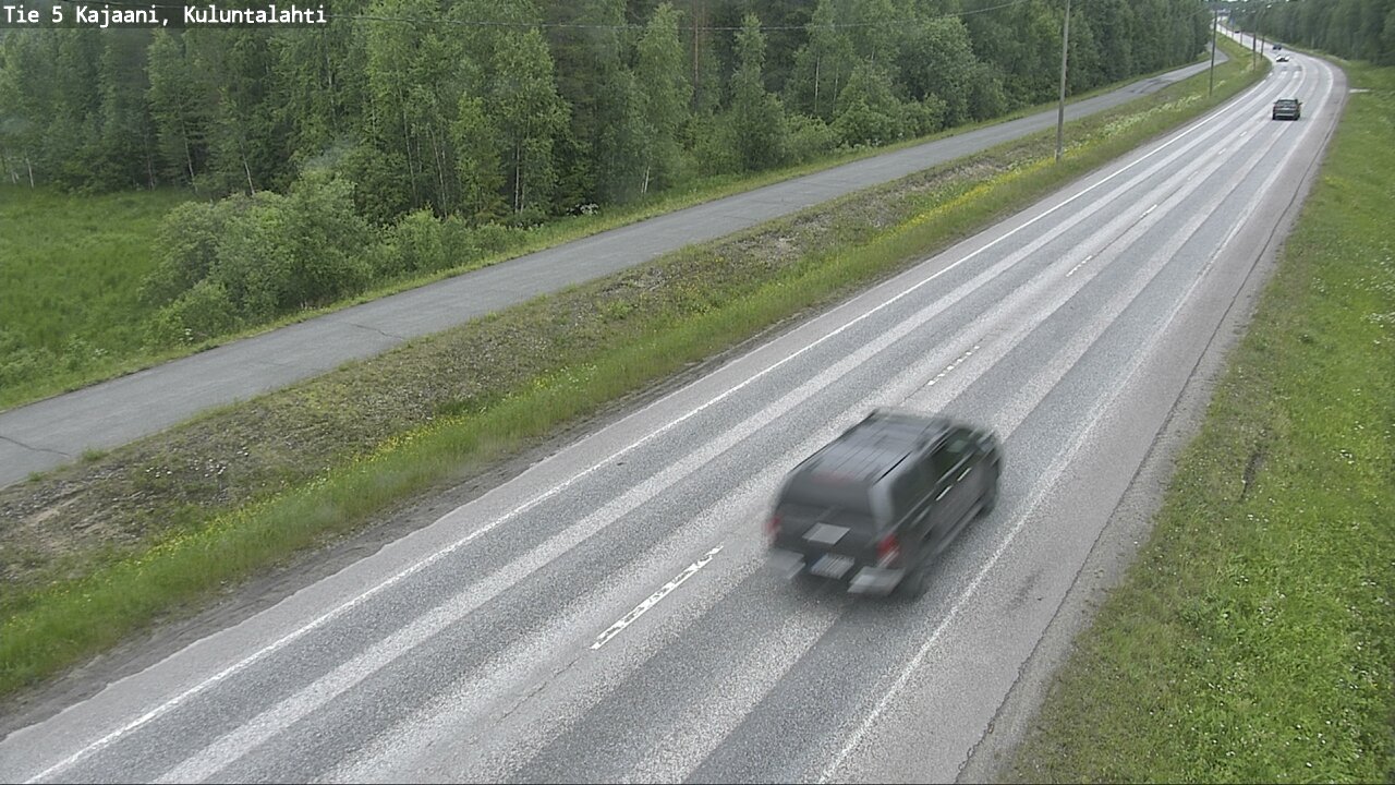 Weather Camera Image Road 5 Kajaani, Kuluntalahti, Kajaani, Kainuu