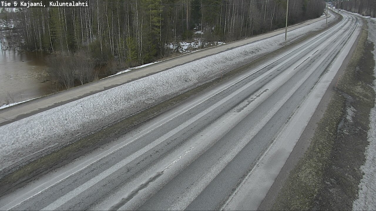 Weather Camera Image Road 5 Kajaani, Kuluntalahti, Kajaani, Kainuu