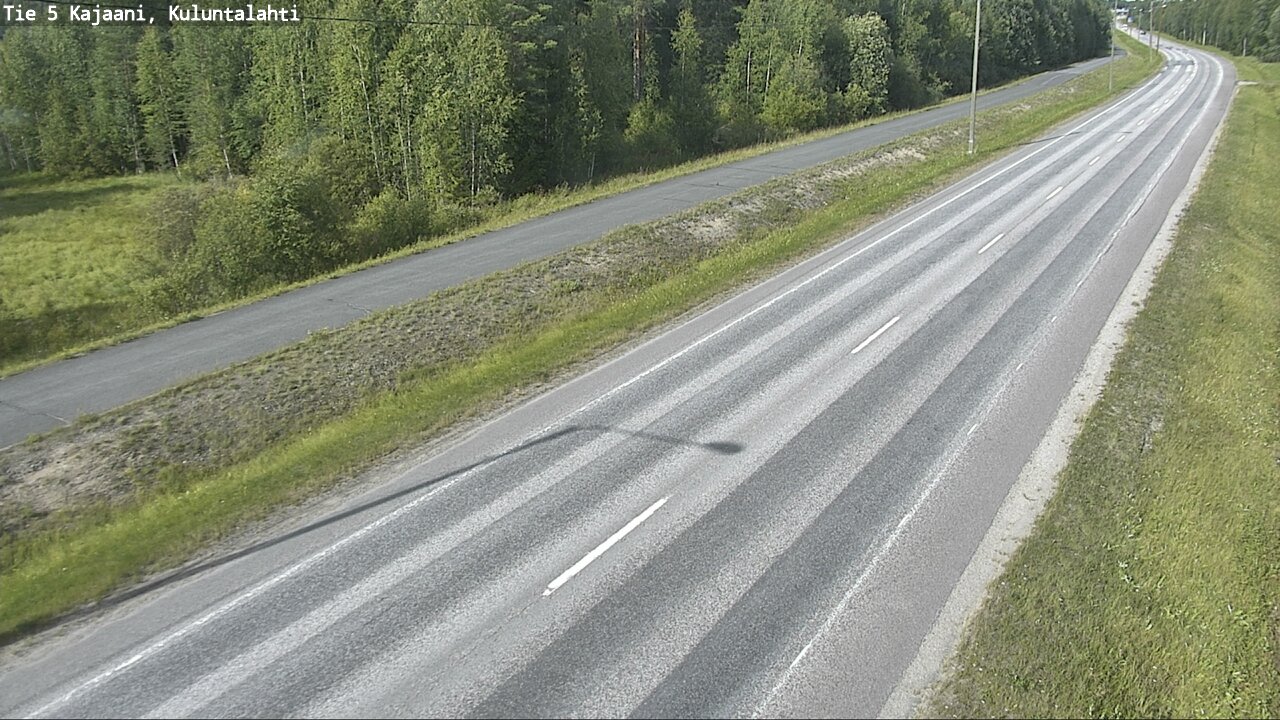 Weather Camera Image Road 5 Kajaani, Kuluntalahti, Kajaani, Kainuu