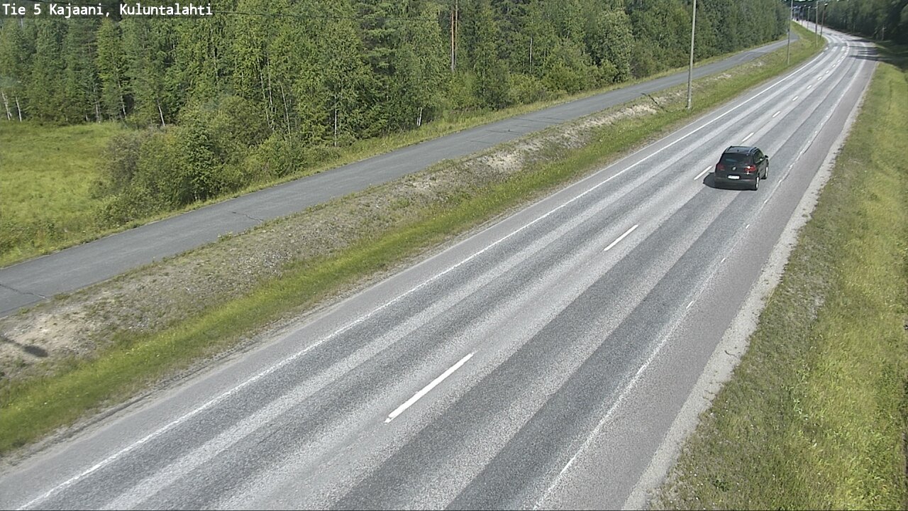 Weather Camera Image Road 5 Kajaani, Kuluntalahti, Kajaani, Kainuu