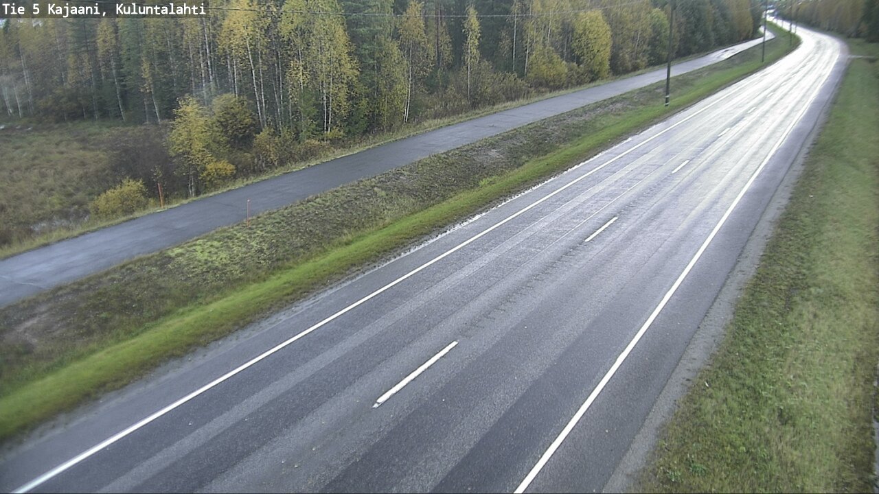 Weather Camera Image Road 5 Kajaani, Kuluntalahti, Kajaani, Kainuu