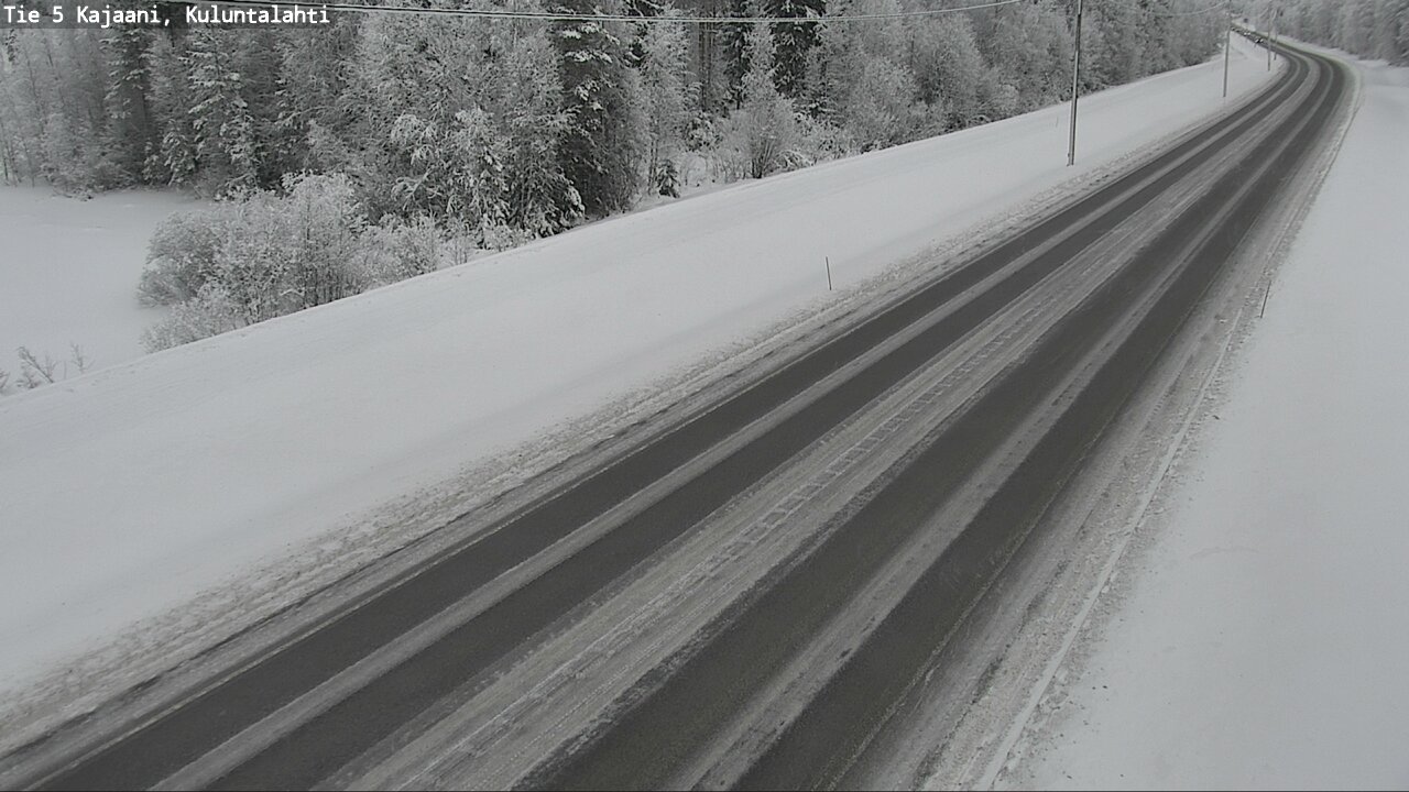 Weather Camera Image Road 5 Kajaani, Kuluntalahti, Kajaani, Kainuu