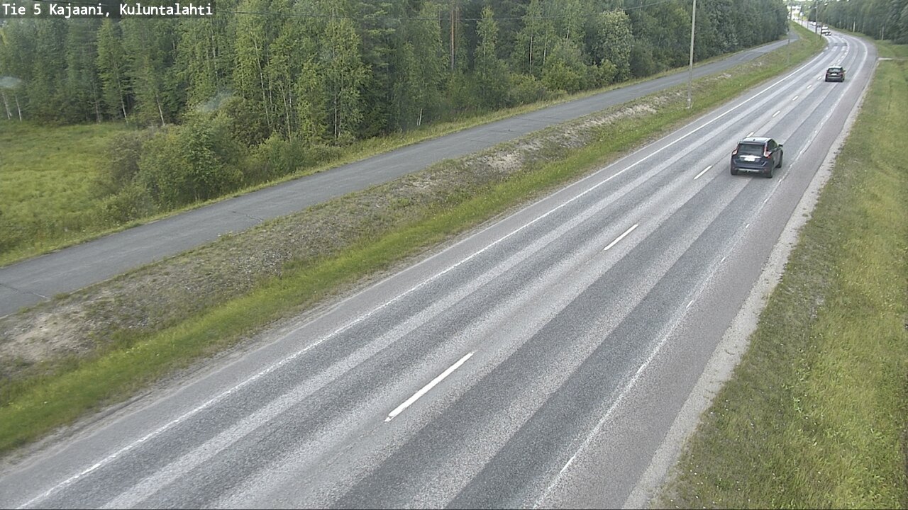 Weather Camera Image Road 5 Kajaani, Kuluntalahti, Kajaani, Kainuu