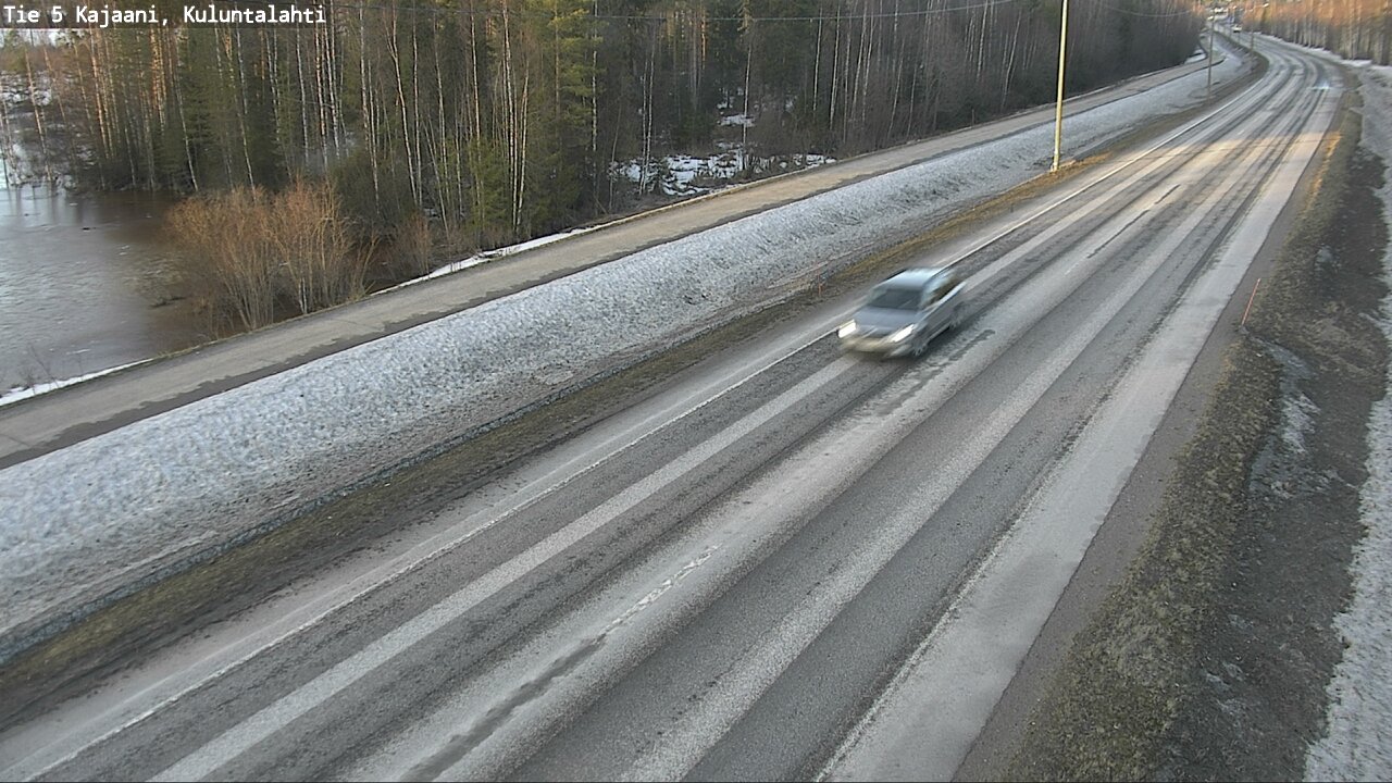 Weather Camera Image Road 5 Kajaani, Kuluntalahti, Kajaani, Kainuu
