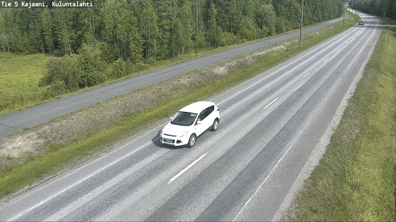 Weather Camera Image Road 5 Kajaani, Kuluntalahti, Kajaani, Kainuu