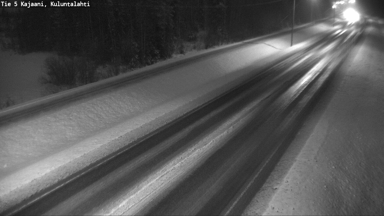 Weather Camera Image Väg 5 Kajaani, Kuluntalahti, Kajaani, Kainuu