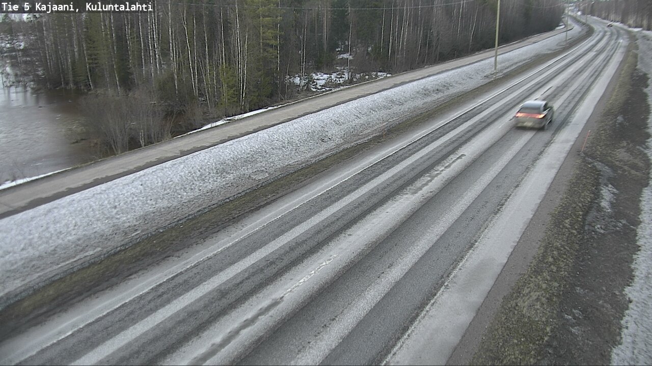 Weather Camera Image Road 5 Kajaani, Kuluntalahti, Kajaani, Kainuu