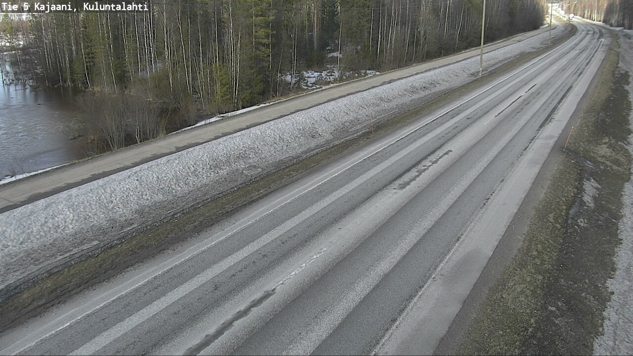 Weather Camera Image Road 5 Kajaani, Kuluntalahti, Kajaani, Kainuu