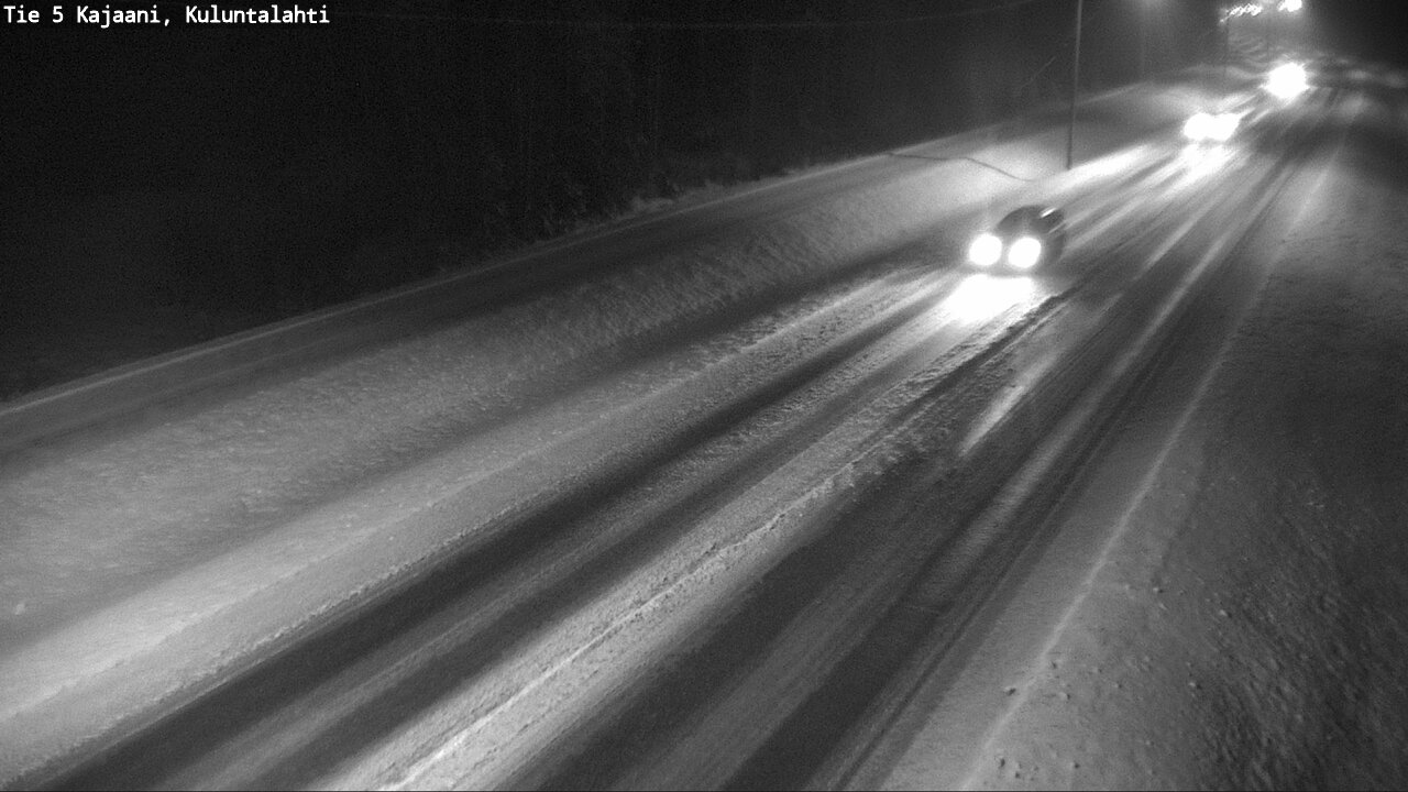 Weather Camera Image Väg 5 Kajaani, Kuluntalahti, Kajaani, Kainuu