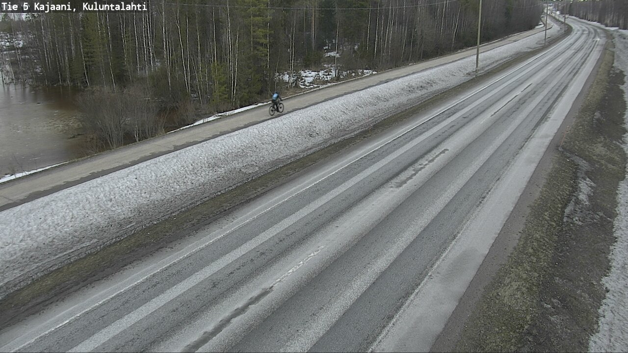 Weather Camera Image Road 5 Kajaani, Kuluntalahti, Kajaani, Kainuu