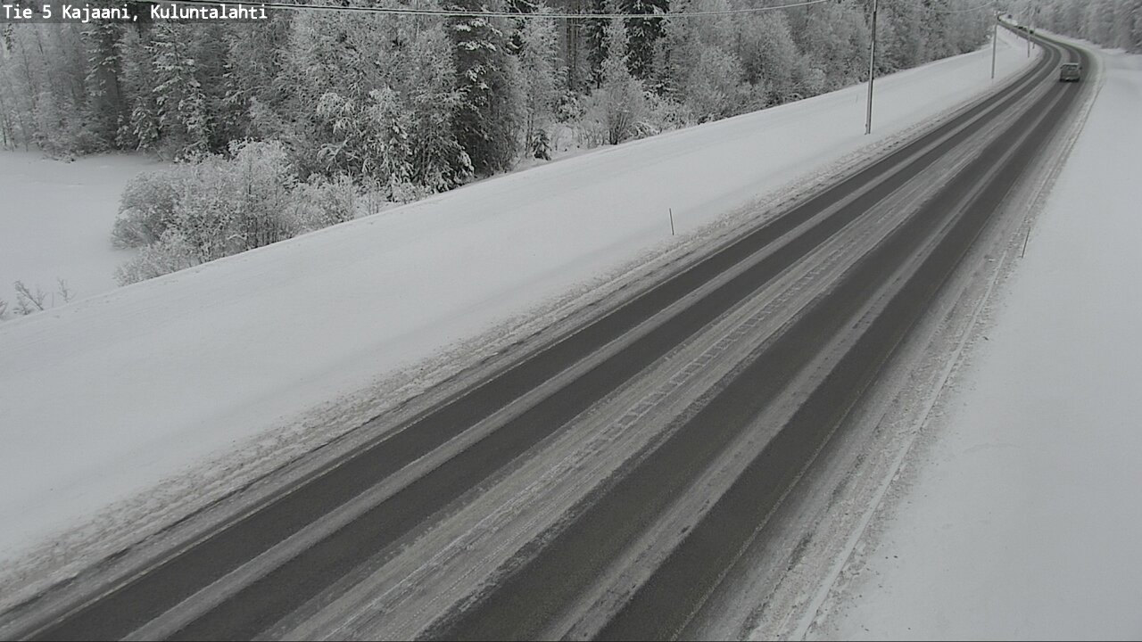 Weather Camera Image Road 5 Kajaani, Kuluntalahti, Kajaani, Kainuu