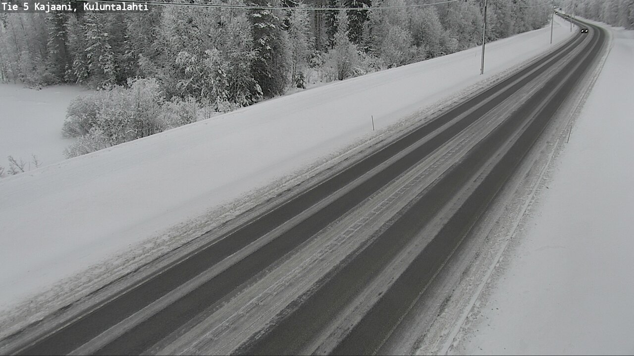 Weather Camera Image Road 5 Kajaani, Kuluntalahti, Kajaani, Kainuu