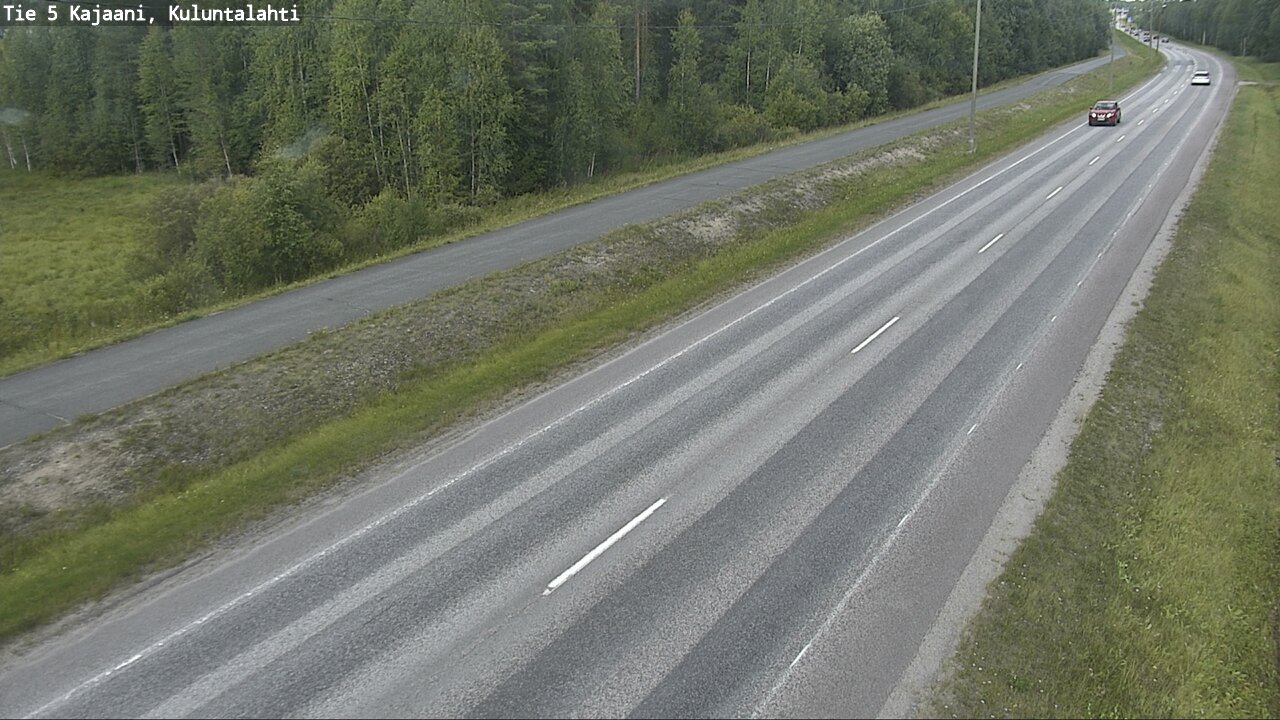 Weather Camera Image Road 5 Kajaani, Kuluntalahti, Kajaani, Kainuu