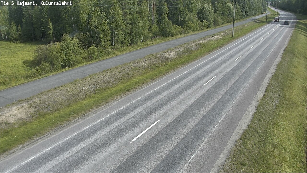 Weather Camera Image Road 5 Kajaani, Kuluntalahti, Kajaani, Kainuu