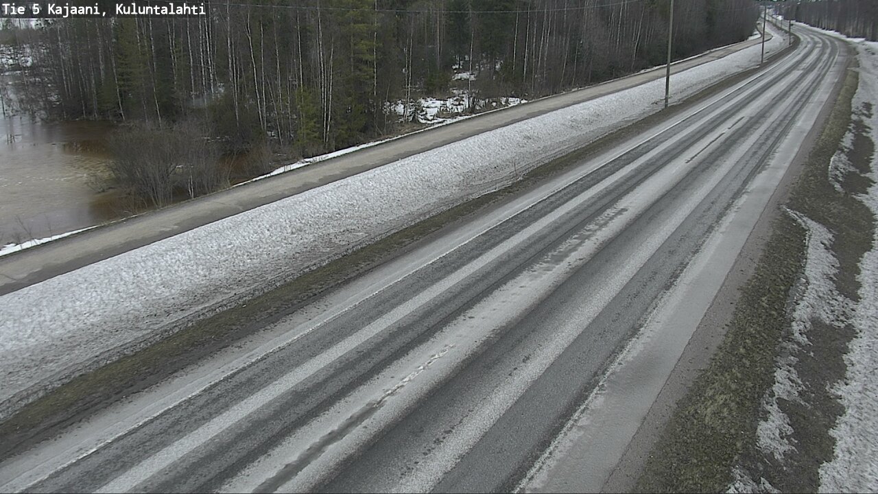 Weather Camera Image Road 5 Kajaani, Kuluntalahti, Kajaani, Kainuu