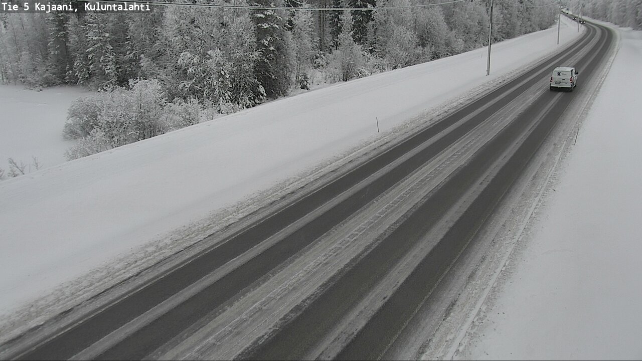Weather Camera Image Road 5 Kajaani, Kuluntalahti, Kajaani, Kainuu