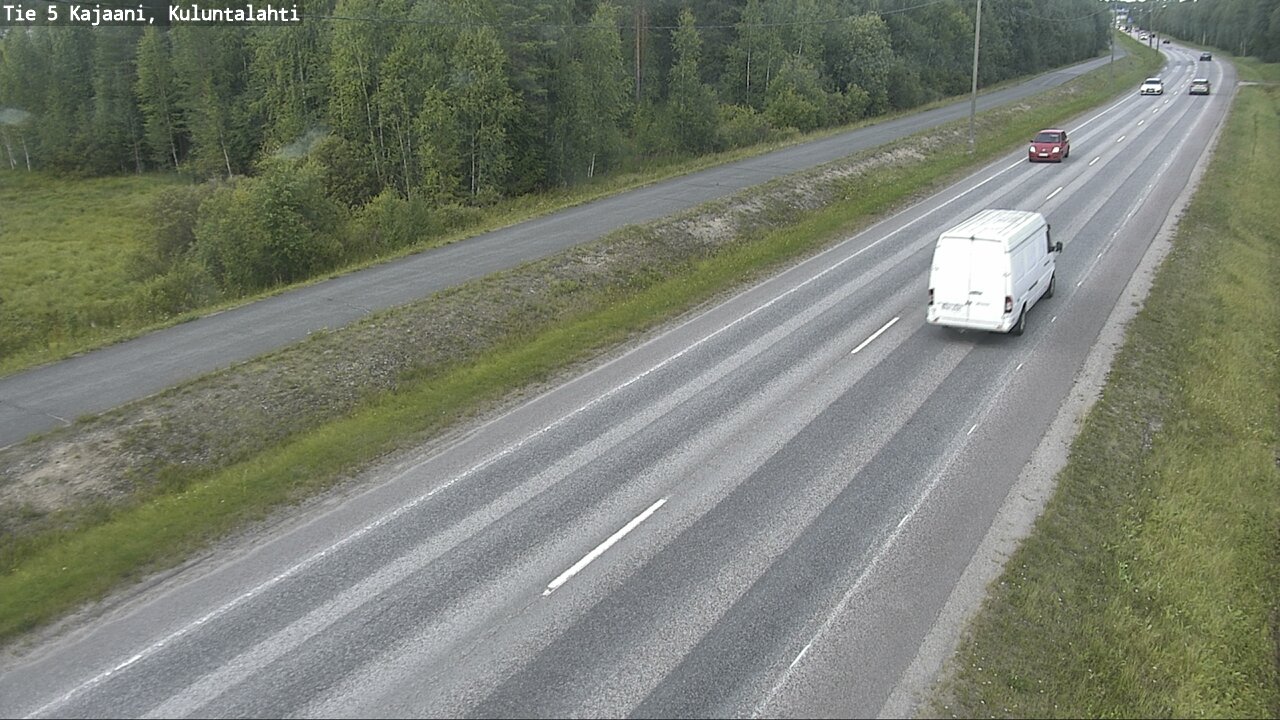 Weather Camera Image Road 5 Kajaani, Kuluntalahti, Kajaani, Kainuu