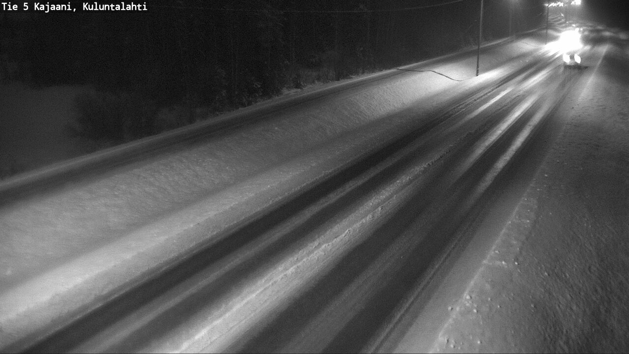 Weather Camera Image Väg 5 Kajaani, Kuluntalahti, Kajaani, Kainuu