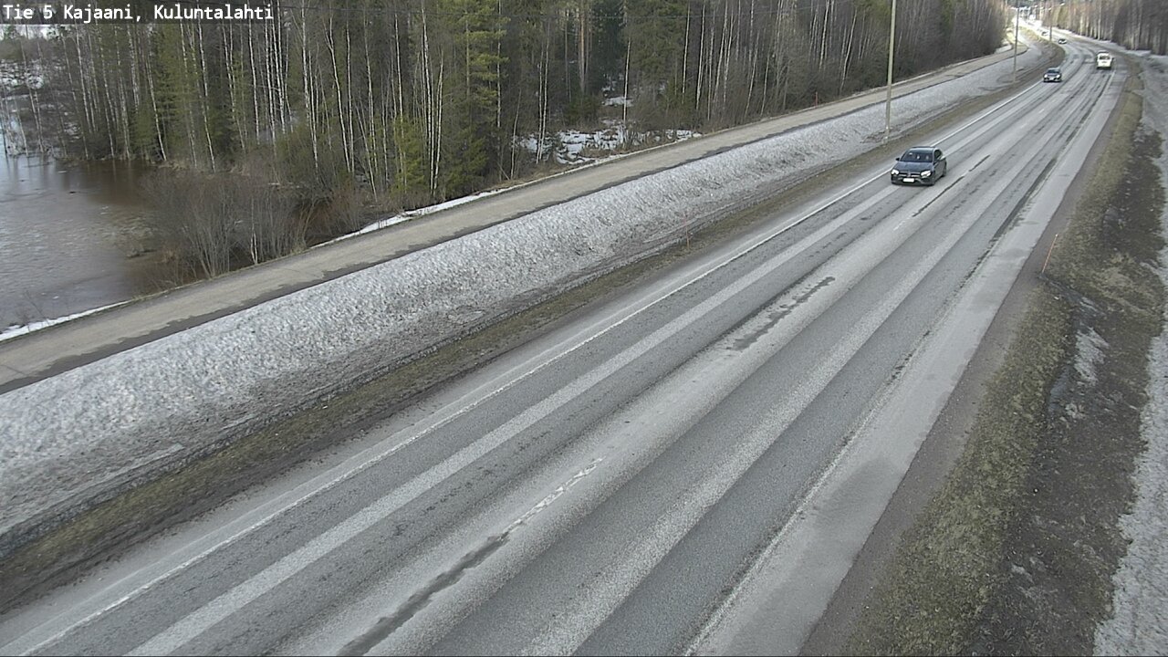 Weather Camera Image Road 5 Kajaani, Kuluntalahti, Kajaani, Kainuu