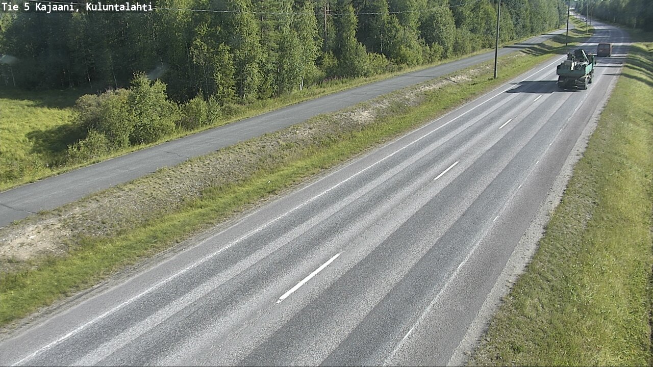 Weather Camera Image Road 5 Kajaani, Kuluntalahti, Kajaani, Kainuu