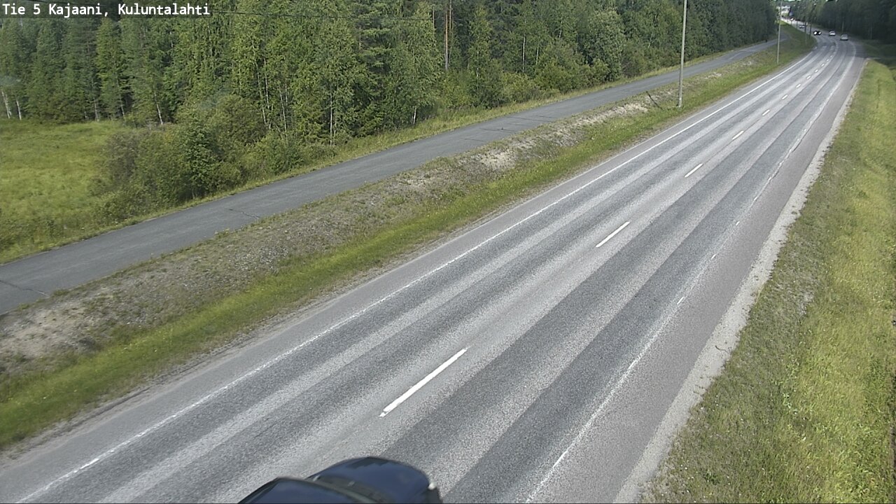 Weather Camera Image Road 5 Kajaani, Kuluntalahti, Kajaani, Kainuu