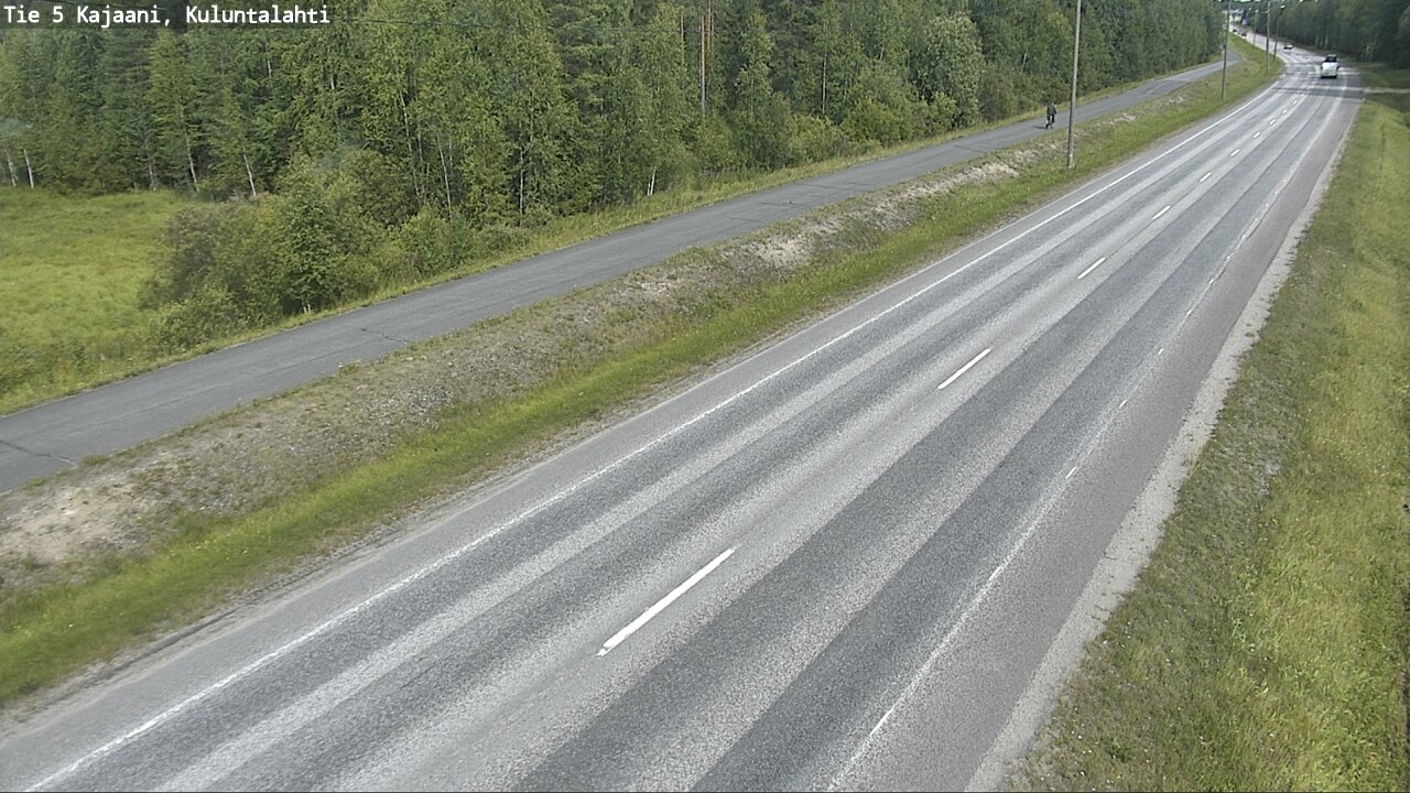 Weather Camera Image Road 5 Kajaani, Kuluntalahti, Kajaani, Kainuu