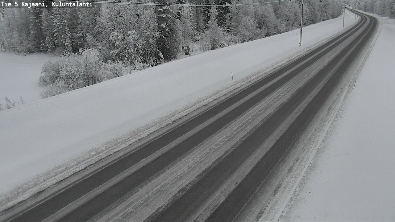 Weather Camera Image Road 5 Kajaani, Kuluntalahti, Kajaani, Kainuu
