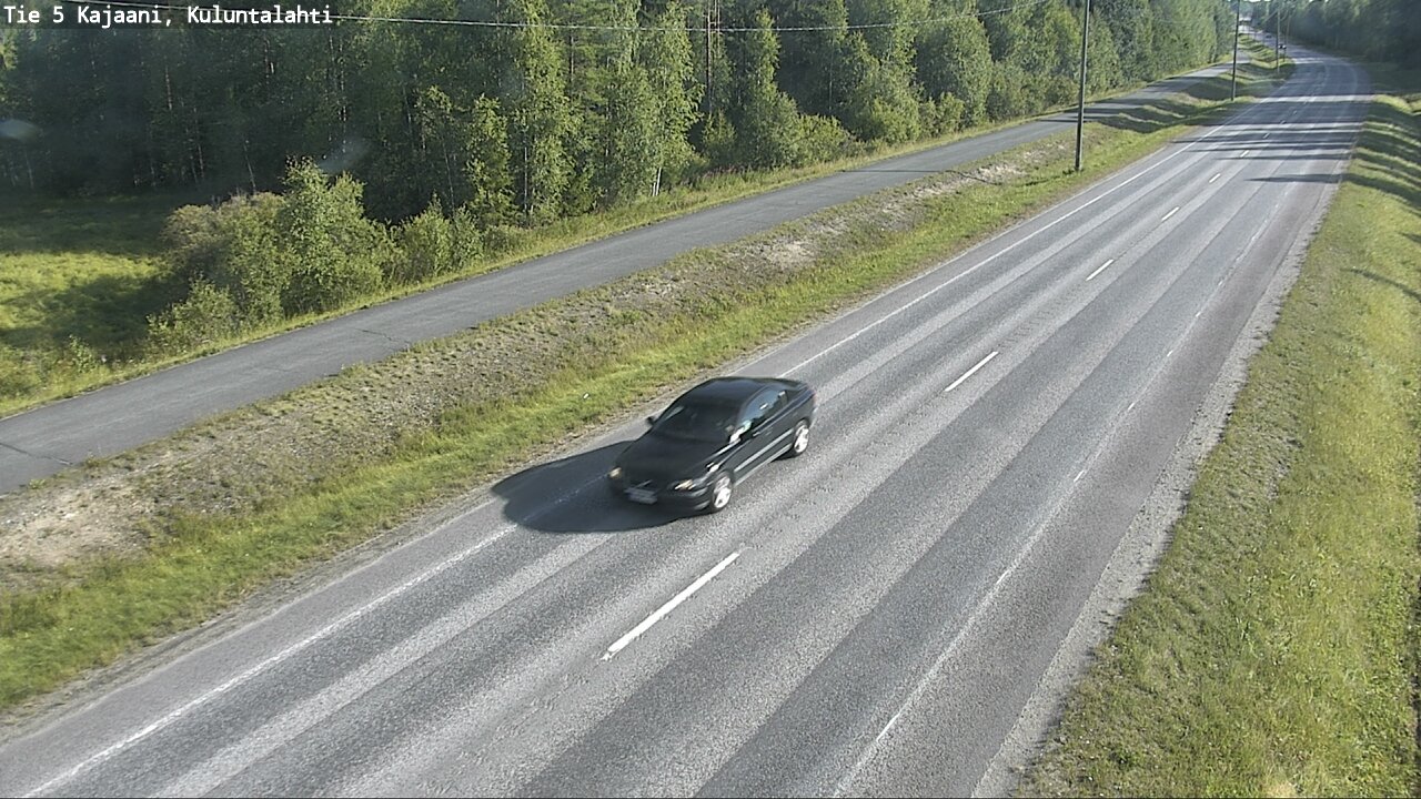 Weather Camera Image Road 5 Kajaani, Kuluntalahti, Kajaani, Kainuu