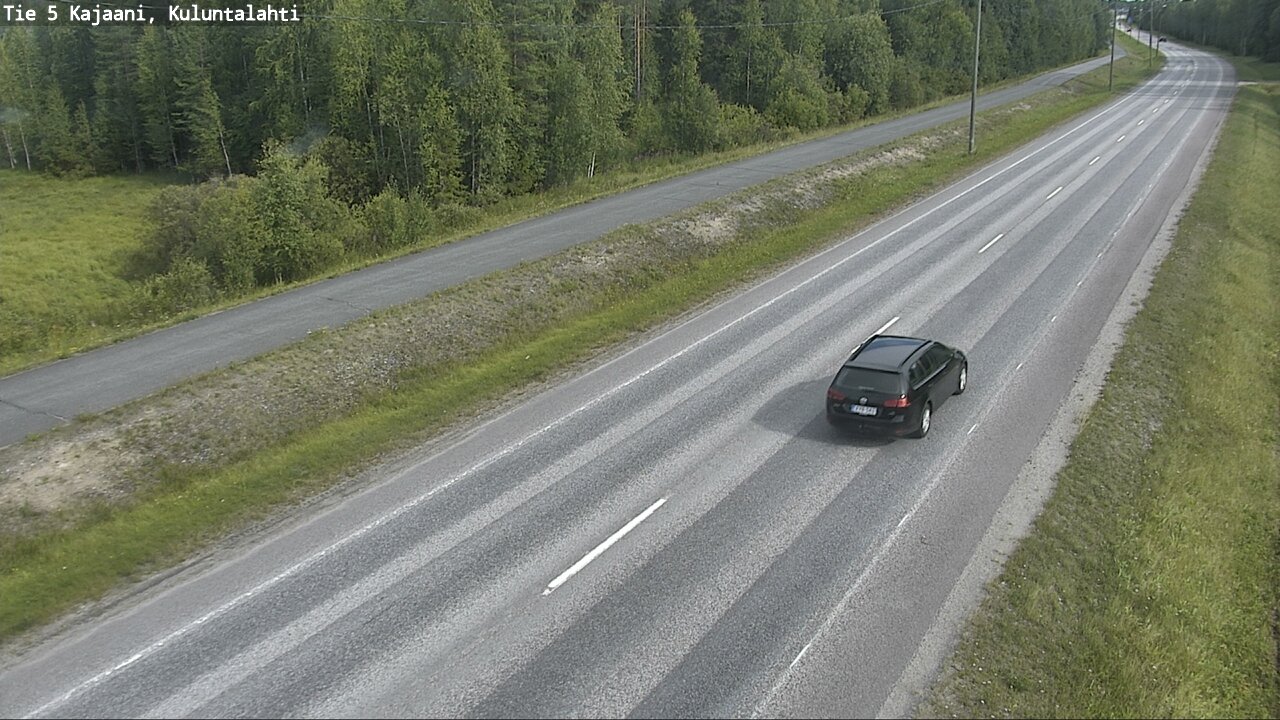 Weather Camera Image Road 5 Kajaani, Kuluntalahti, Kajaani, Kainuu