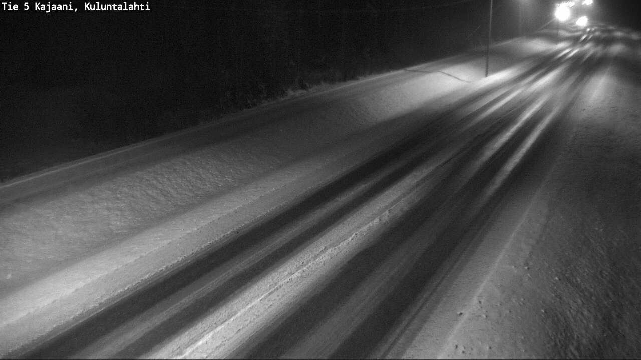 Weather Camera Image Väg 5 Kajaani, Kuluntalahti, Kajaani, Kainuu