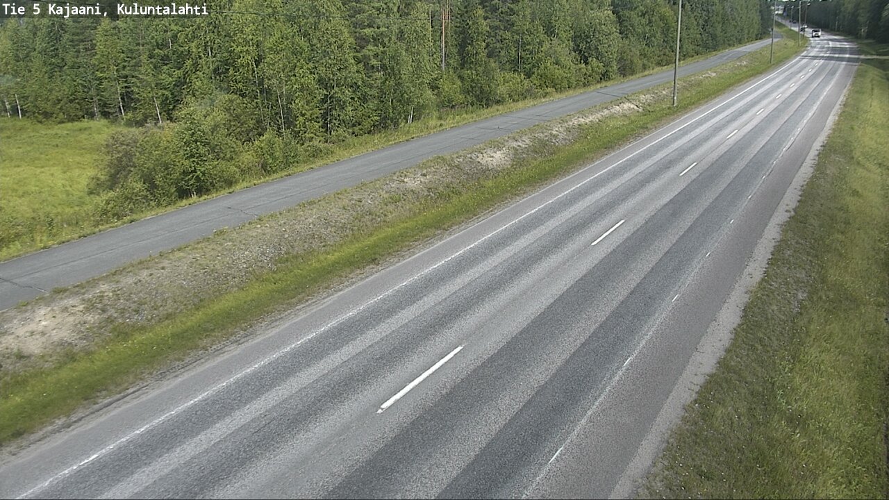Weather Camera Image Road 5 Kajaani, Kuluntalahti, Kajaani, Kainuu