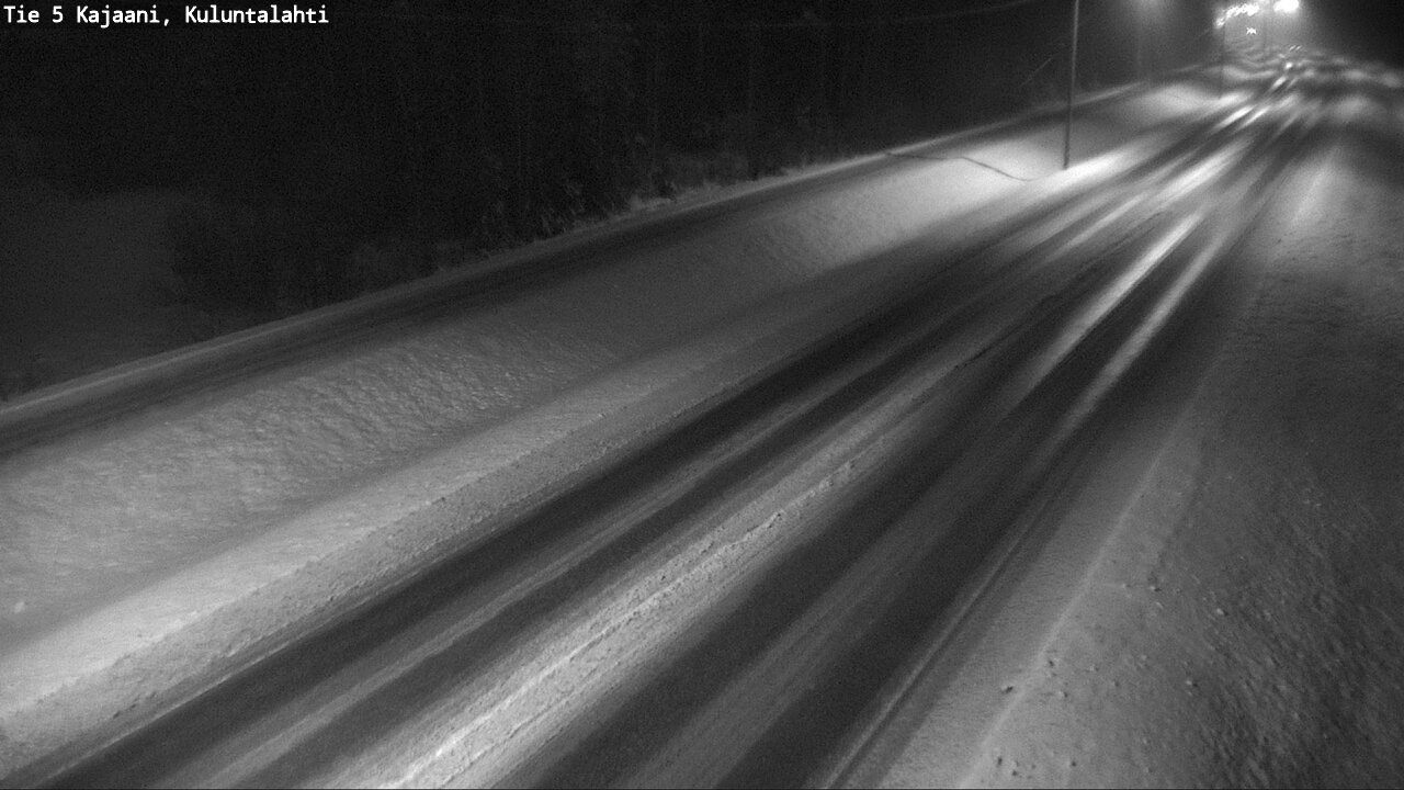Weather Camera Image Väg 5 Kajaani, Kuluntalahti, Kajaani, Kainuu